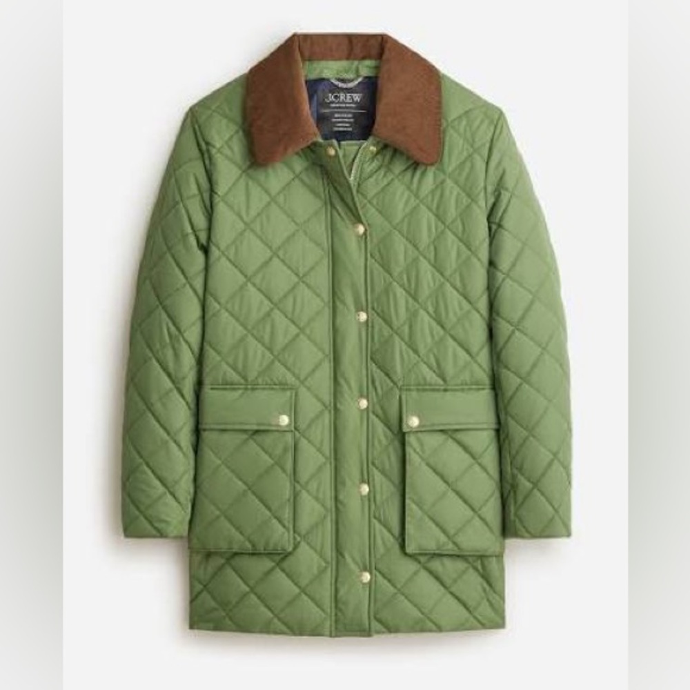 JCREW HERITAGE QUILTED BARN JACKET like new